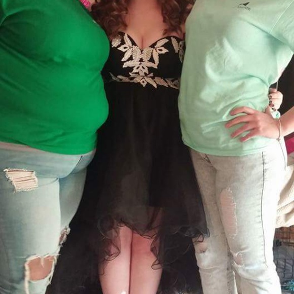 Strapless high low prom dress - Picture 2 of 2